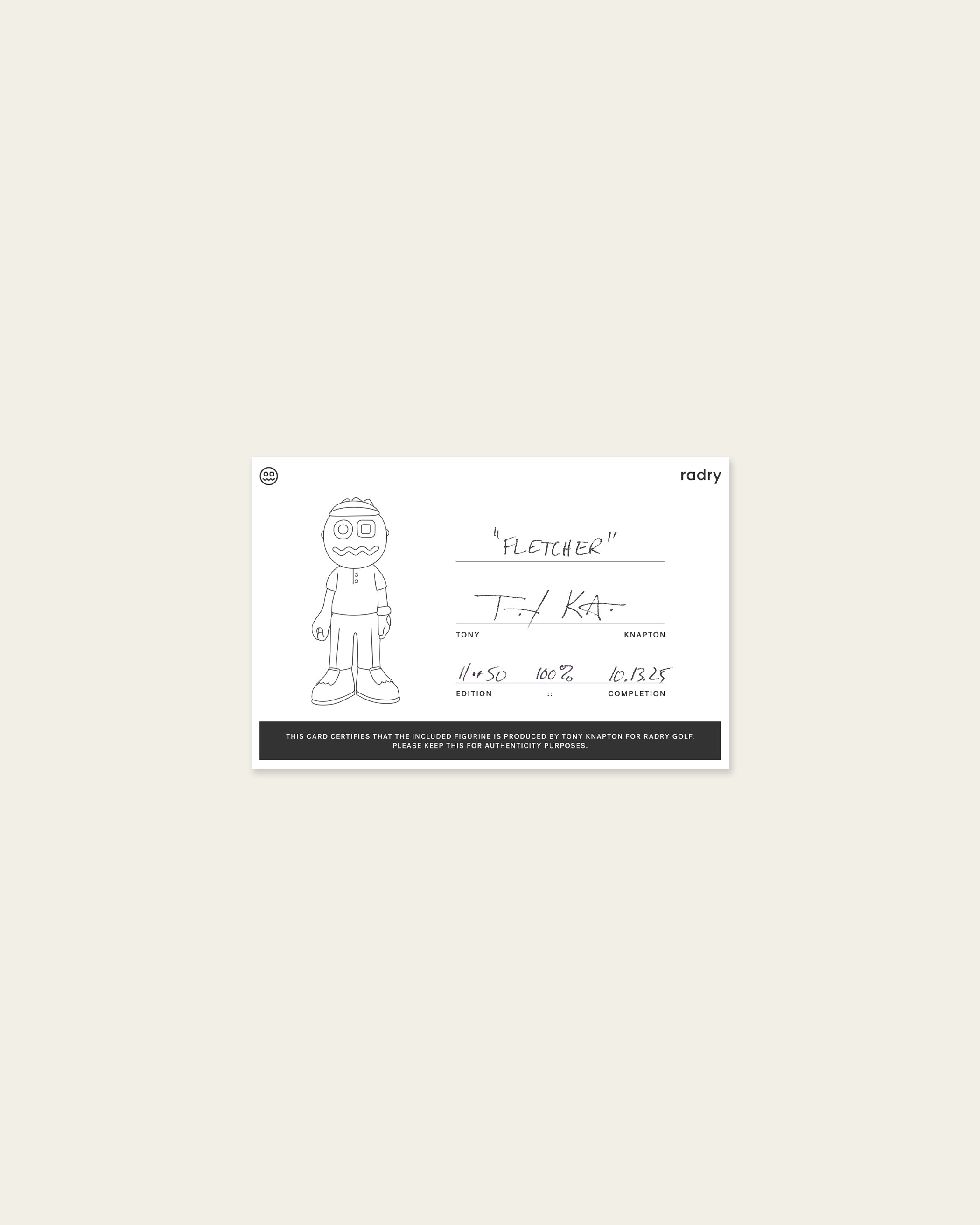 "Fletcher" Resin Figurine