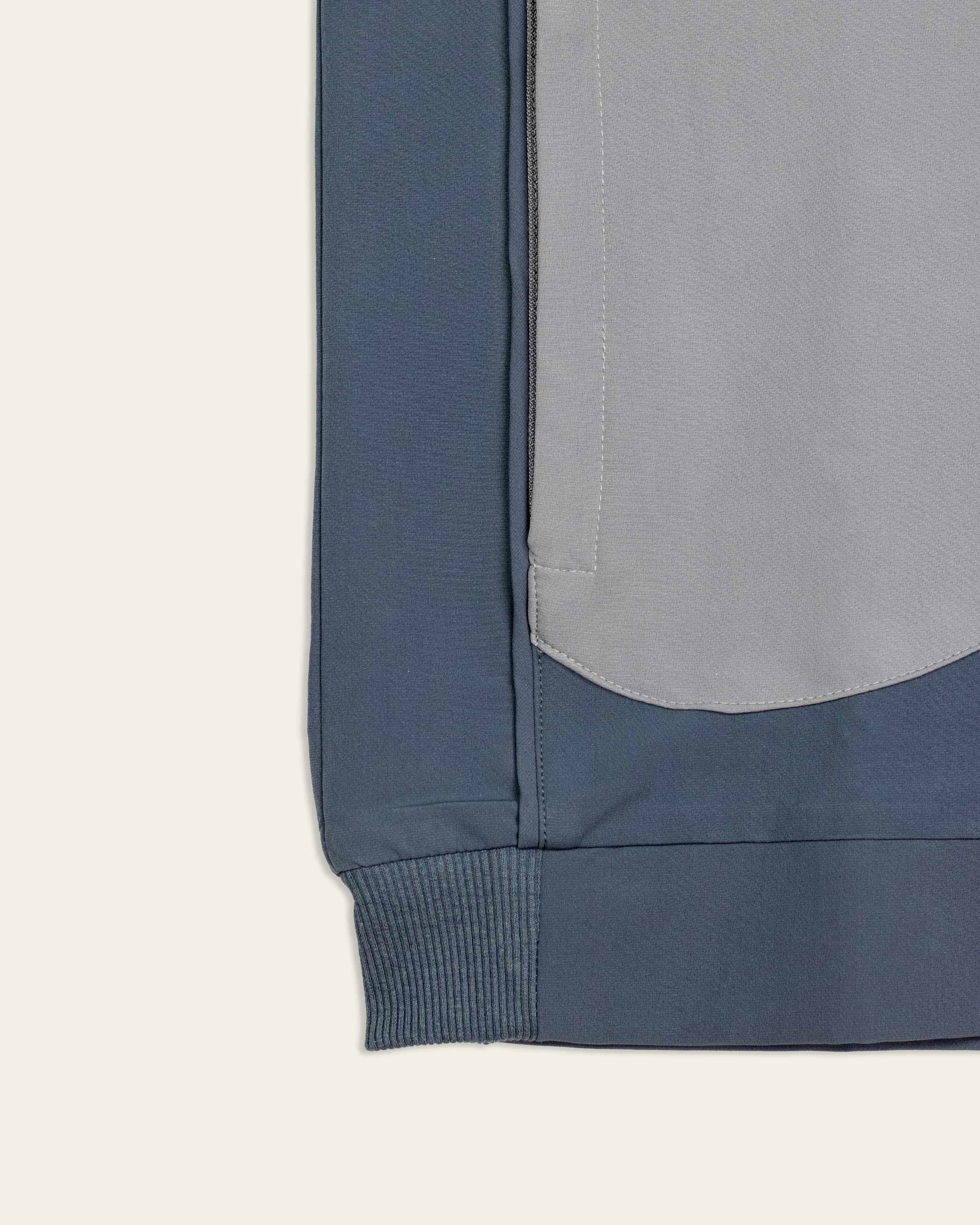 Contrast Quarter Zip Navy