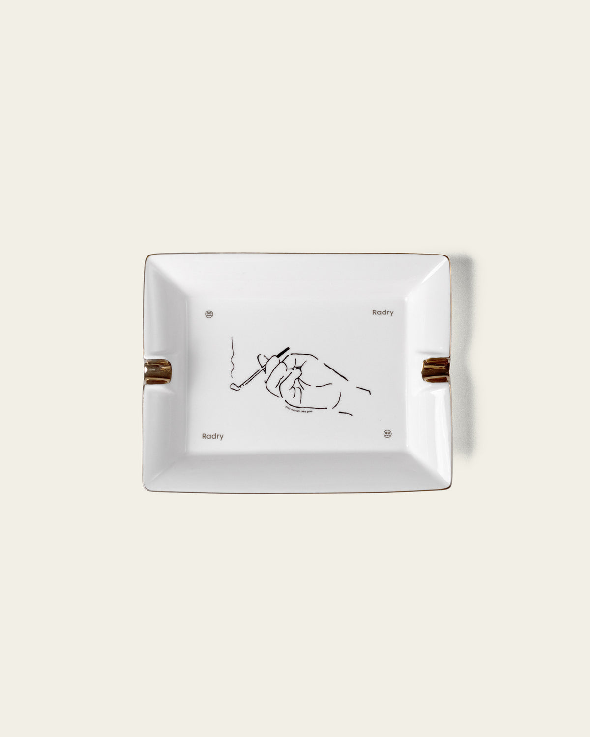 Radry Golf — Smoke Em' Porcelain Ashtray
