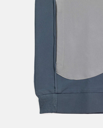 Contrast Quarter Zip Navy