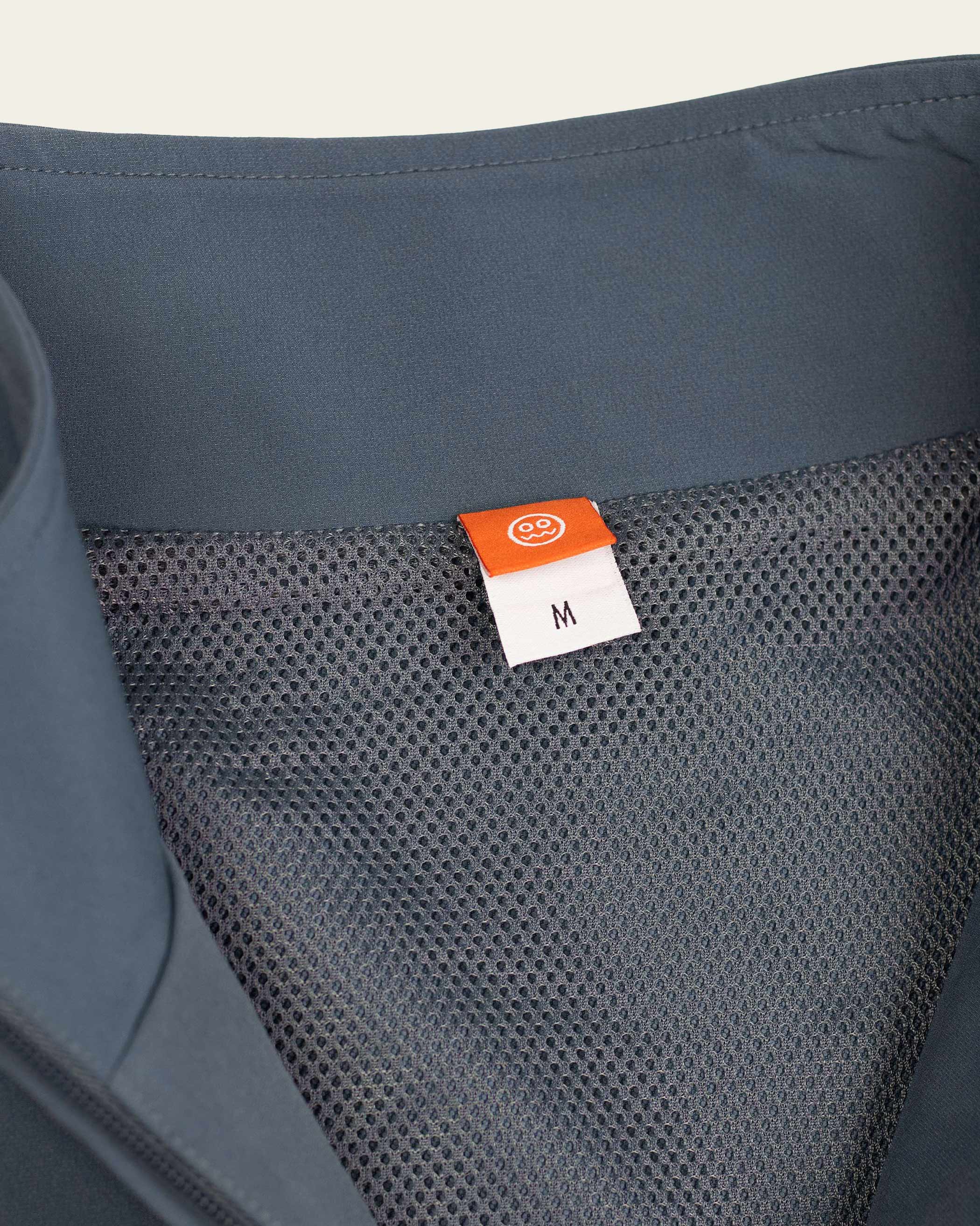 Contrast Quarter Zip Navy