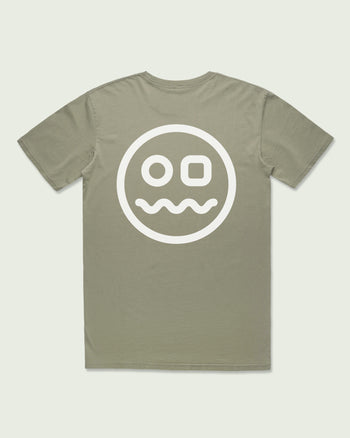 Big Face Tee (Moss)